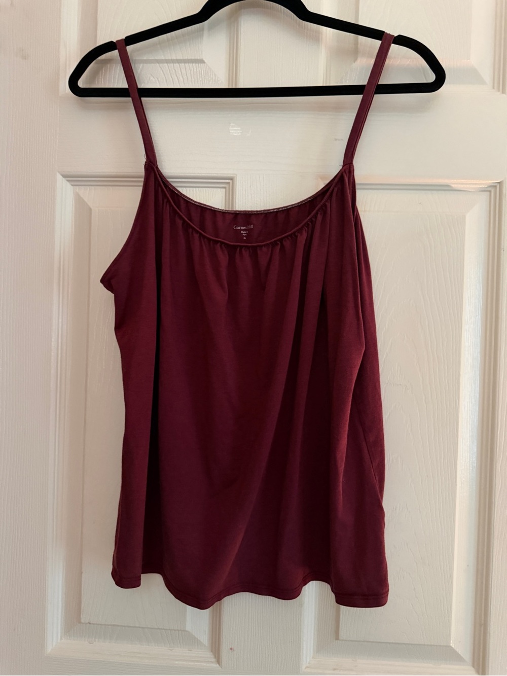 Garnet Hill Burgandy Camisole XL